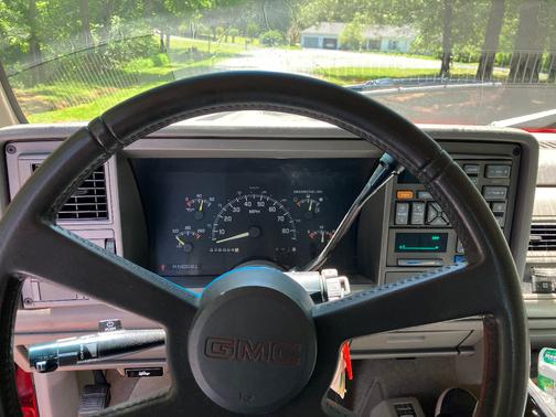 Red 1994 GMC Sierra 1500 SL Extended Cab
