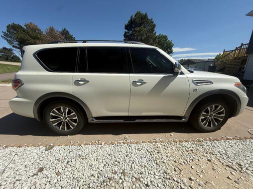 White 2020 Nissan Armada SL