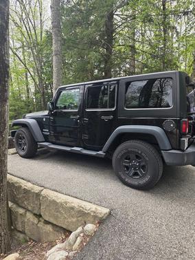 Black 2016 Jeep Wrangler Unlimited Sport