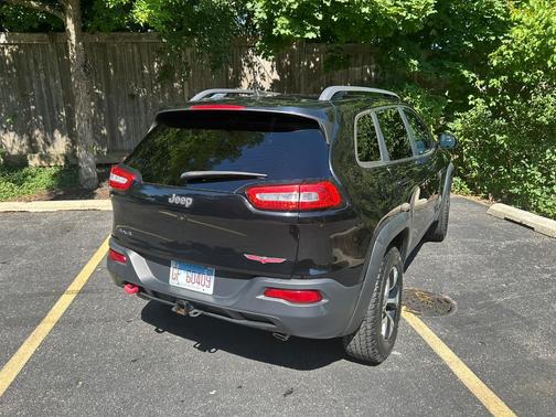 Black 2017 Jeep Cherokee Trailhawk