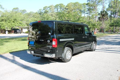Black 2019 Nissan NV Passenger NV3500 HD SL V8