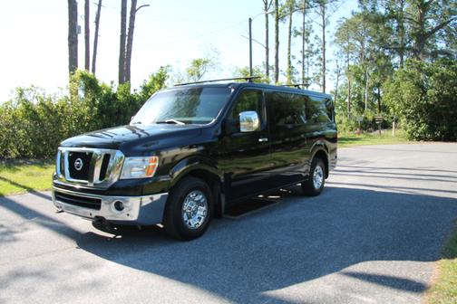 Black 2019 Nissan NV Passenger NV3500 HD SL V8
