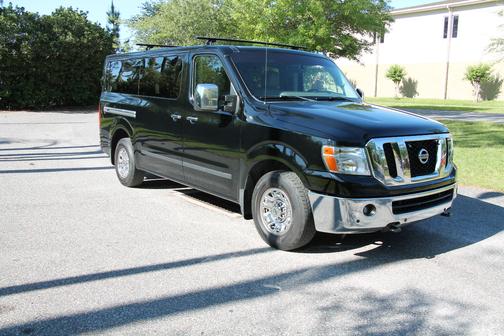 Black 2019 Nissan NV Passenger NV3500 HD SL V8