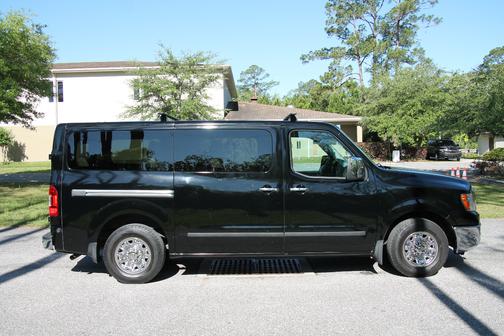 Black 2019 Nissan NV Passenger NV3500 HD SL V8