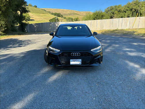 Black 2023 Audi A4 45 S line Premium Plus