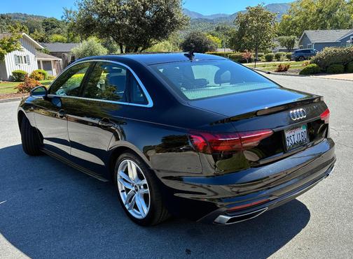 Black 2023 Audi A4 45 S line Premium Plus