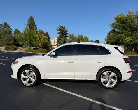 White 2021 Audi Q5 45 Prestige
