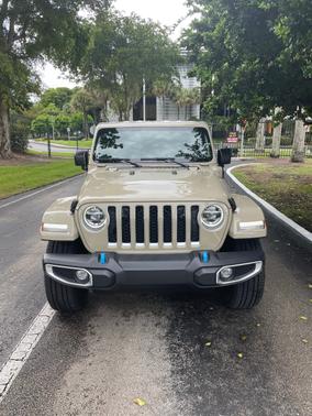 Beige 2022 Jeep Wrangler Unlimited 4xe Sahara