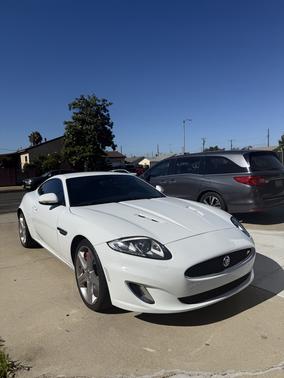White 2013 Jaguar XK R
