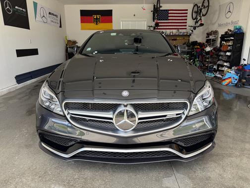 Black 2015 Mercedes-Benz CLS-Class CLS 63 AMG S-Model 4MATIC