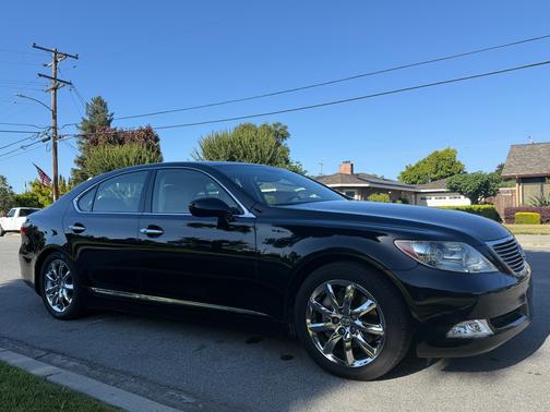 Black 2007 Lexus LS 460 Base