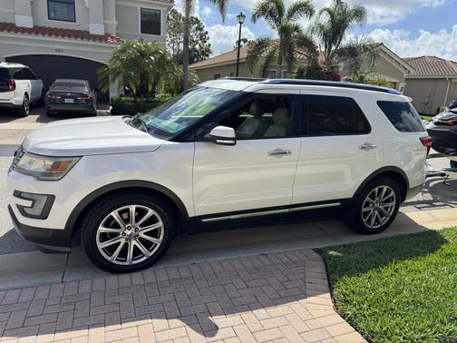 White 2016 Ford Explorer Limited