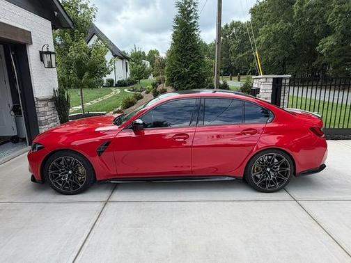 Red 2025 BMW M3 Competition xDrive