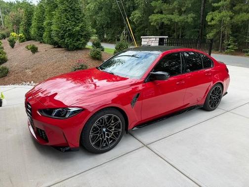 Red 2025 BMW M3 Competition xDrive