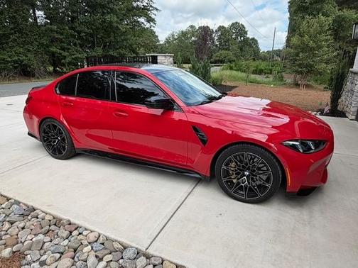 Red 2025 BMW M3 Competition xDrive