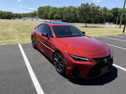 Red 2021 Lexus IS 350 F Sport
