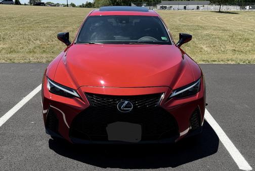 Red 2021 Lexus IS 350 F Sport