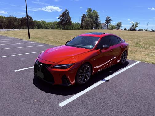 Red 2021 Lexus IS 350 F Sport