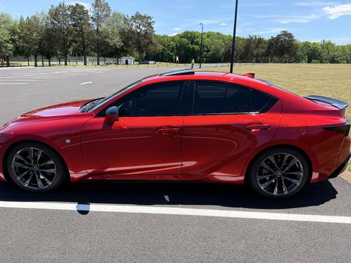 Red 2021 Lexus IS 350 F Sport