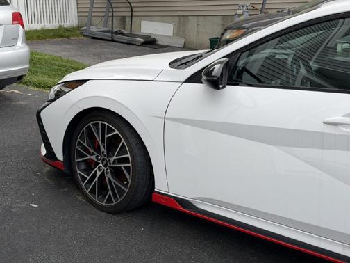 White 2022 Hyundai ELANTRA N Base