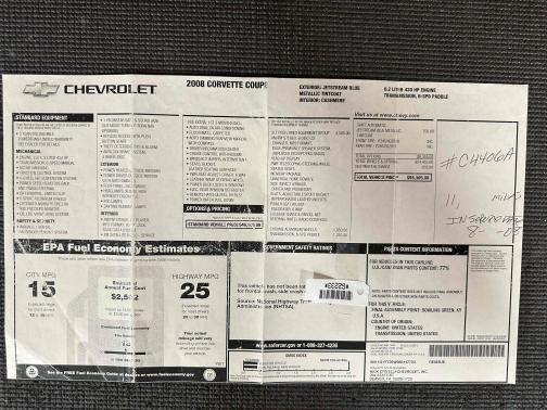 2008 Chevrolet Corvette Base