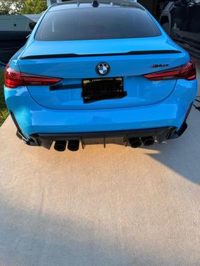 Blue 2025 BMW M4 CS