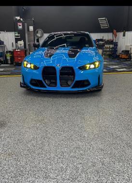 Blue 2025 BMW M4 CS