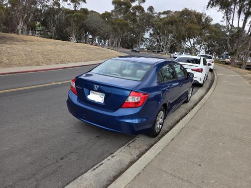 Blue 2012 Honda Civic LX