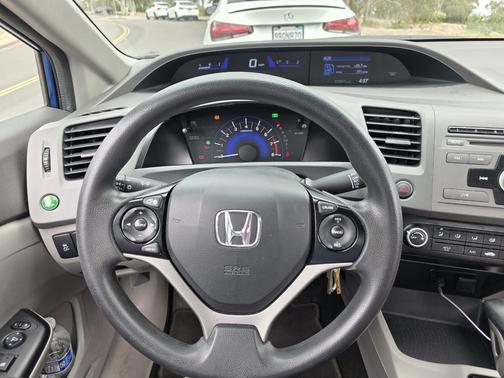 Blue 2012 Honda Civic LX