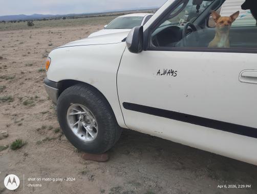 White 2000 Toyota Tundra SR5 Access Cab