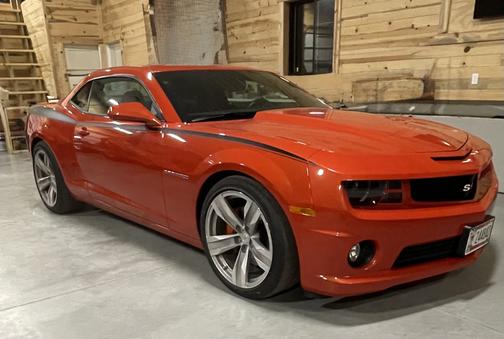 Orange 2010 Chevrolet Camaro 2SS