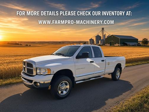 White 2005 Dodge Ram 3500 Laramie Quad Cab DRW