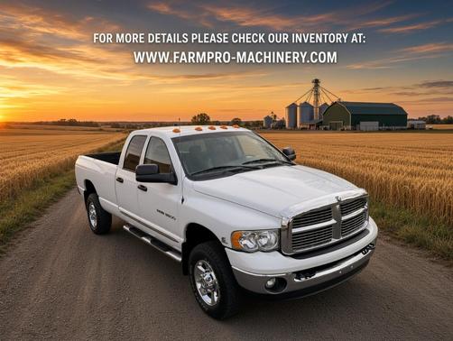 White 2005 Dodge Ram 3500 Laramie Quad Cab DRW