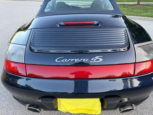 Blue 2004 Porsche 911 911 Carrera 4S Cabriolet