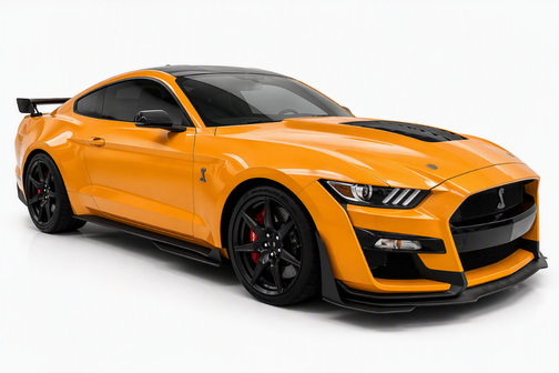 Orange 2022 Ford Shelby GT500 Base
