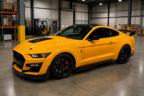 Orange 2022 Ford Shelby GT500 Base