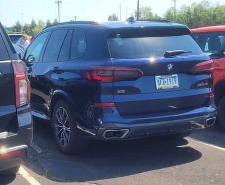 Blue 2022 BMW X5 M50i