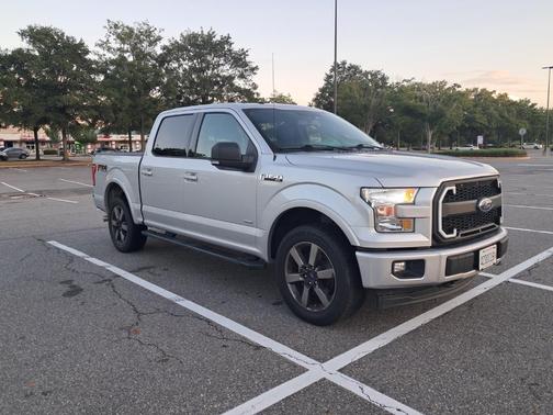 Silver 2017 Ford F-150 XLT
