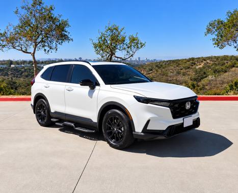 White 2026 Honda CR-V Hybrid Sport-L AWD