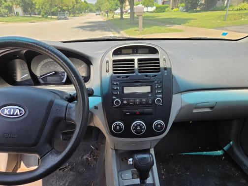 Blue 2007 Kia Spectra EX