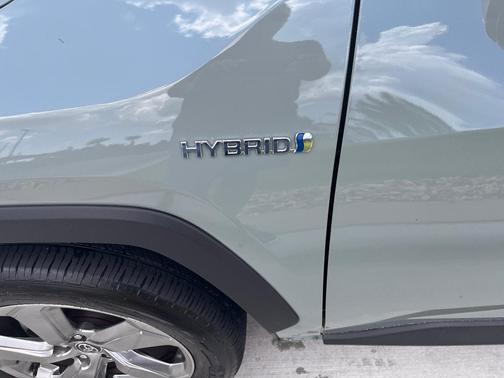 Green 2021 Toyota RAV4 Hybrid XLE Premium