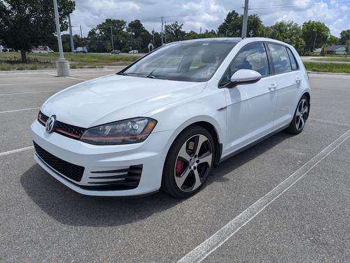 White 2016 Volkswagen Golf GTI 2.0T Autobahn w/Performance Package 4-Door