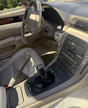 Red 1992 Lexus SC 300 Base