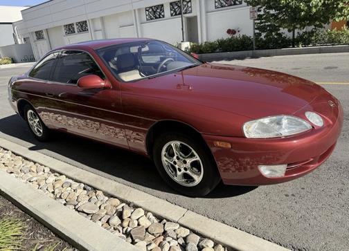 Red 1992 Lexus SC 300 Base