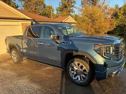 Blue 2024 GMC Sierra 1500 Denali
