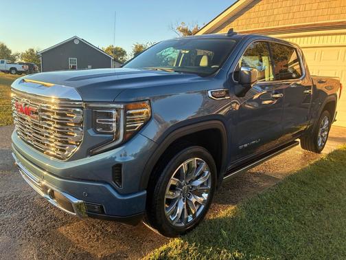 Blue 2024 GMC Sierra 1500 Denali