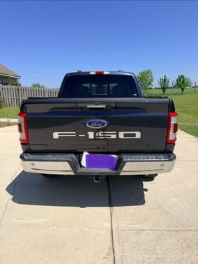 Blue 2022 Ford F-150 Lariat