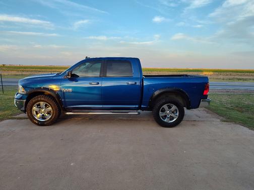 Blue 2017 RAM 1500 SLT