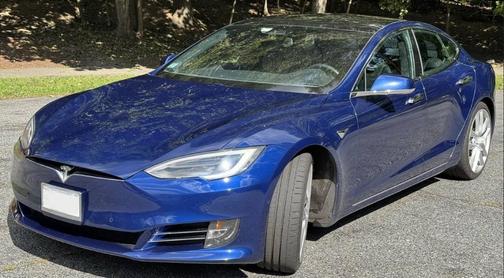 Blue 2018 Tesla Model S 100D