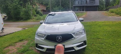 White 2017 Acura MDX 3.5L w/Advance Package